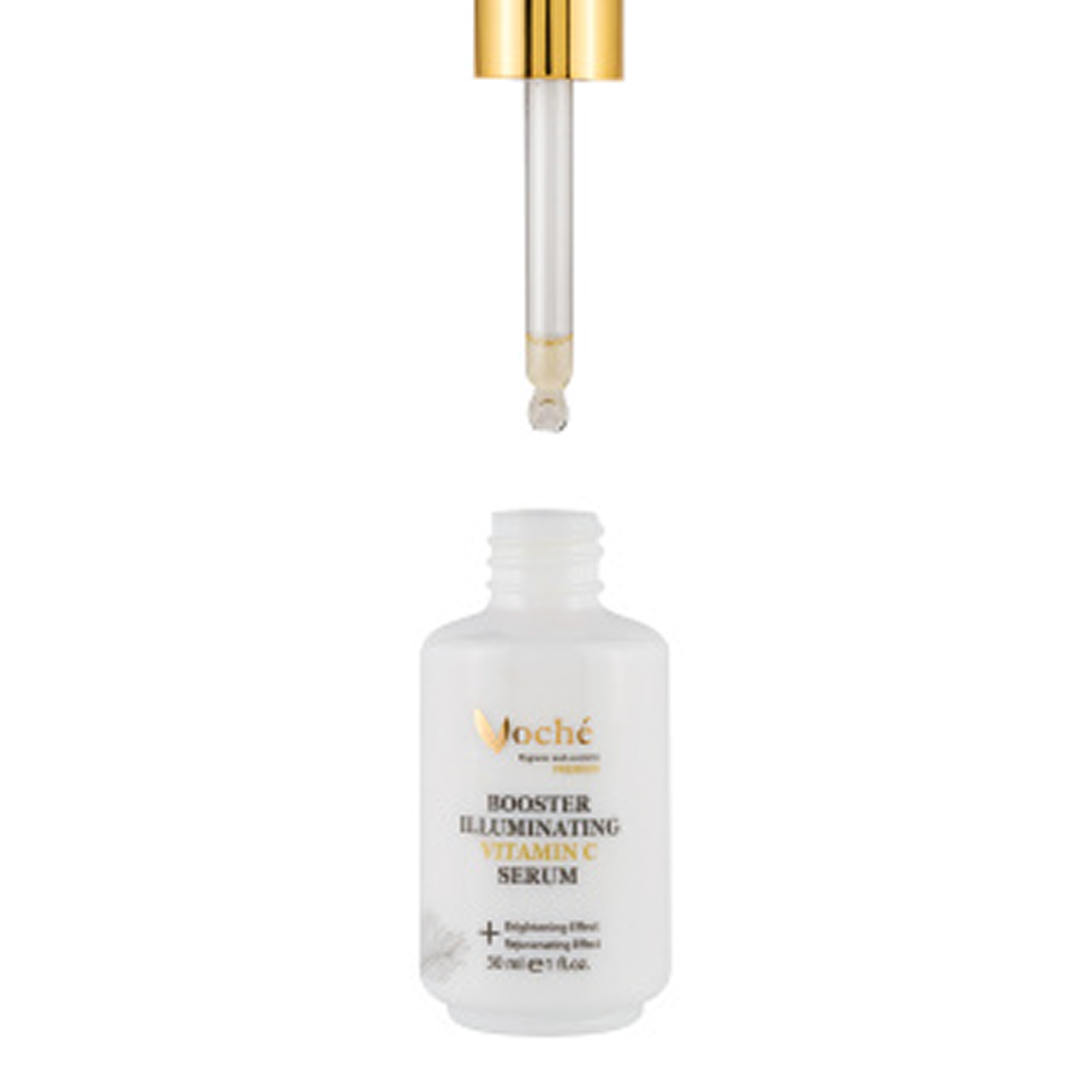 سرم روشنکننده ویتامین C وچه - Vitamin C Brightening Serum Voche سرم ویتامین C وچه ۳۰ میلی لیتر مناسب پوست کدر و بیروح