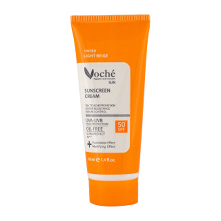 کرم ضدآفتاب پوست چرب و جوش‌دار وچه SPF50 - 40ml - Sunscreen For Oily And Acne-Prone Skin 40ML Voche