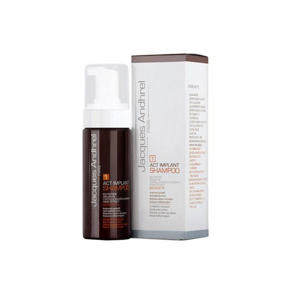 شامپو ضدریزش موهای کاشته شده ژاک آندرل 150ml - Act Implant Shampoo