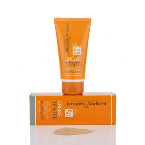 کرم ضدآفتاب پوست خشک ژاک آندرل SPF50 - 50ml- Creme Solaire Peaux Set Normales Beige Clair