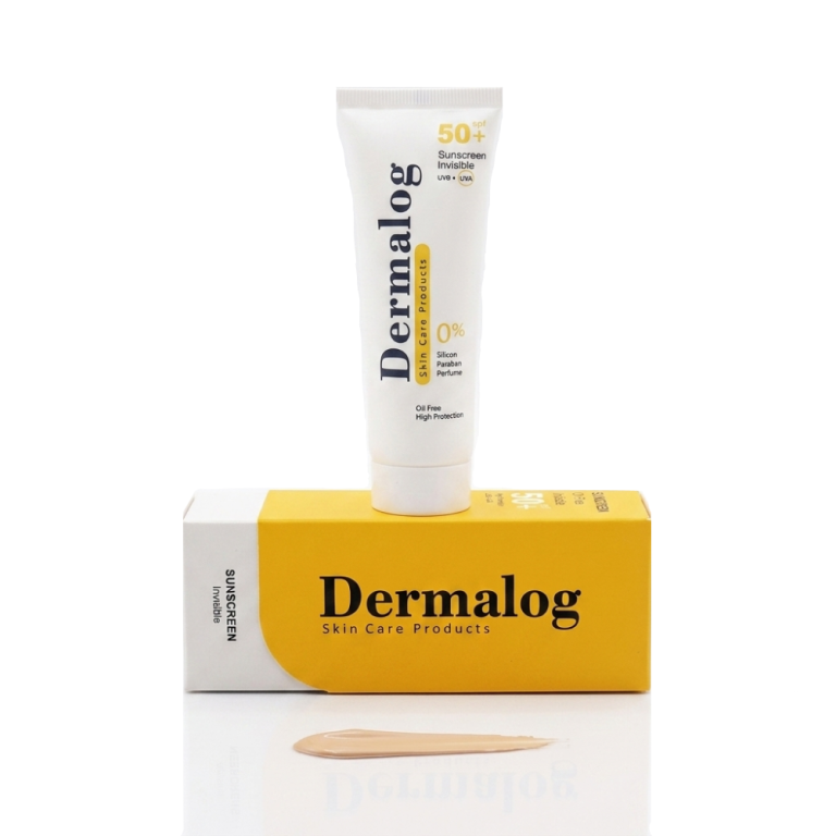 کرم ضدآفتاب بی‌رنگ SPF50 پوست چرب درمالوگ