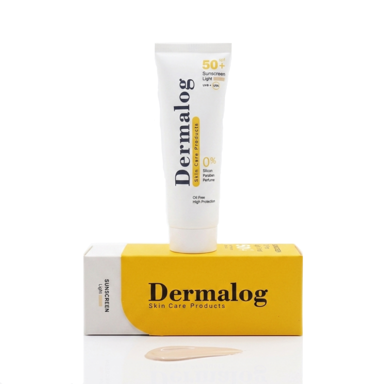 کرم ضدآفتاب رنگی SPF50 پوست چرب درمالوگ