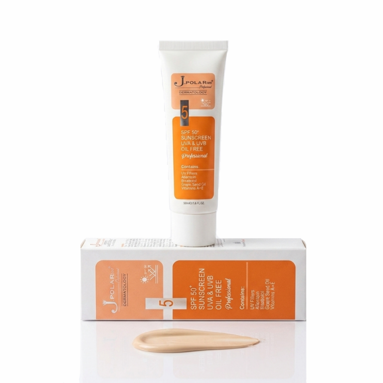کرم ضدآفتاب SPF50 پوست خشک و حساس جی‌پلار 50 میل