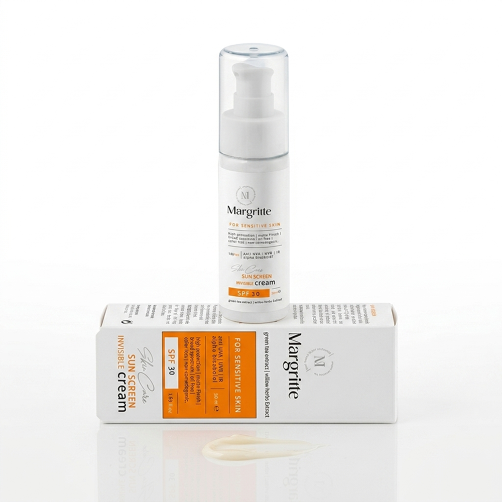 کرم ضد آفتاب بی رنگ مارگریت SPF50