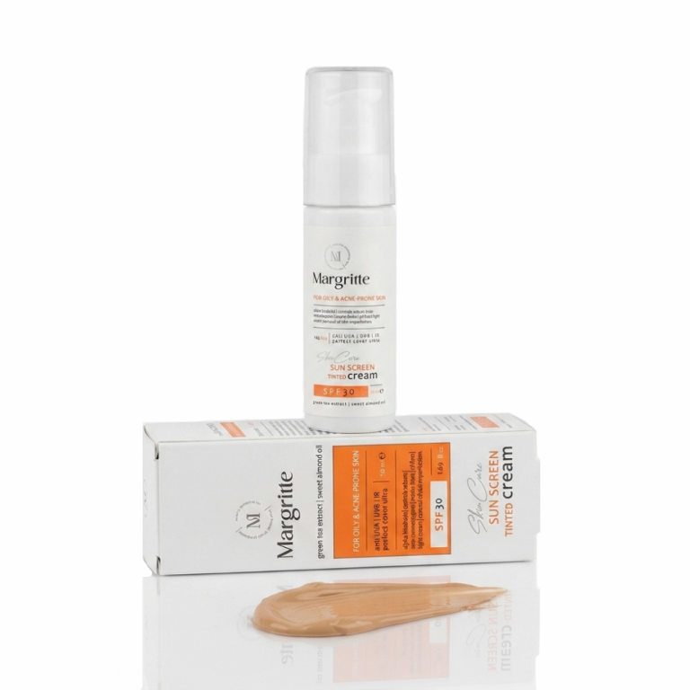 کرم ضدآفتاب رنگی مارگریت SPF50 بژ روشن - پوشش طبیعی و محافظت روزانه