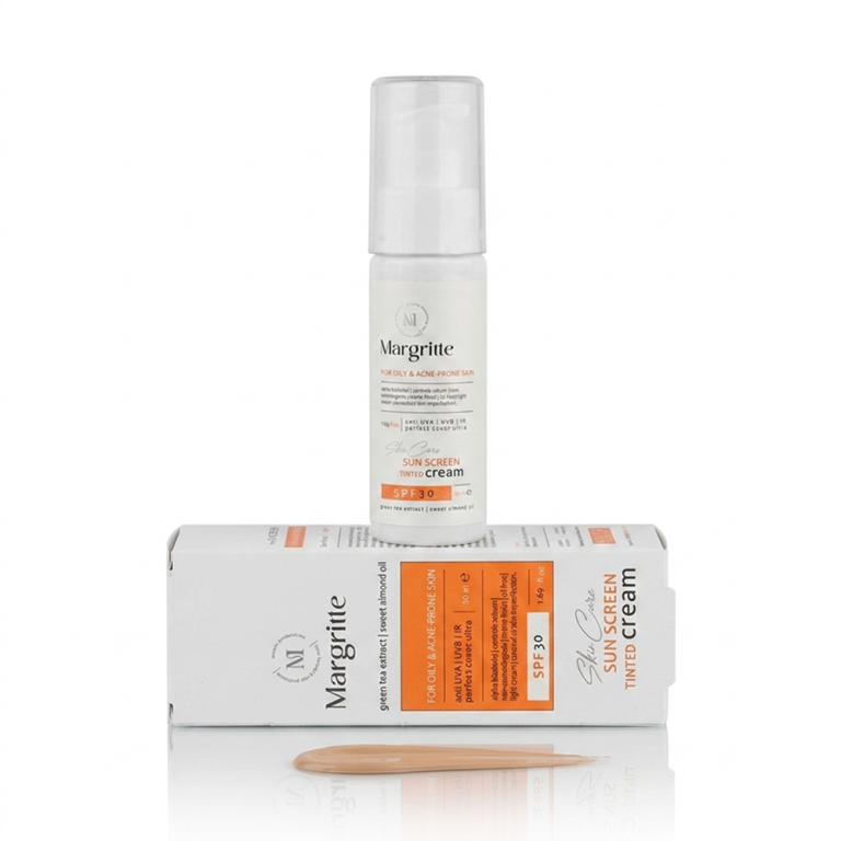 کرم ضدآفتاب رنگی مارگریت SPF50 رنگ بژ طبیعی 50 میل