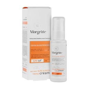 کرم ضد آفتاب و روشن کننده مارگریت SPF50 رنگ بژ طبیعی 50 میل